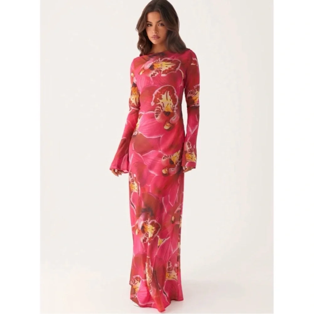 Peppermayo Floral Long Sleeve Maxi Dress - Picture 11 of 15